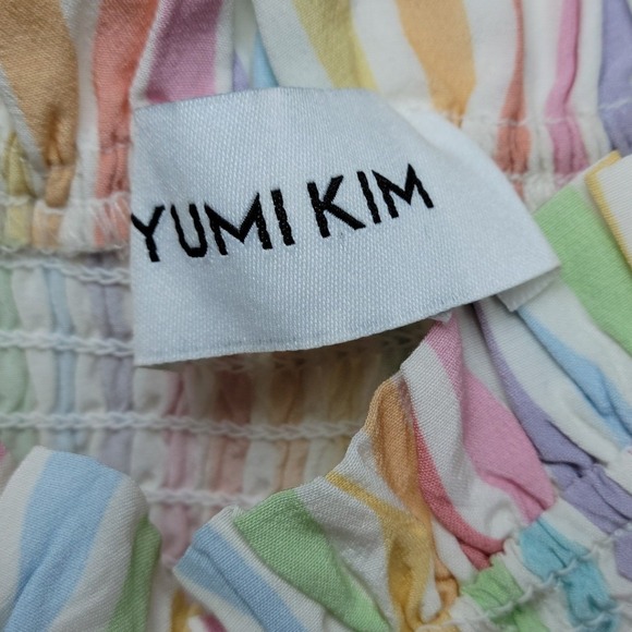 Anthropologie Yumi Kim Rainbow Smocked Fairy Tank XXS Y2K Festival Cottagecore - Picture 6 of 8